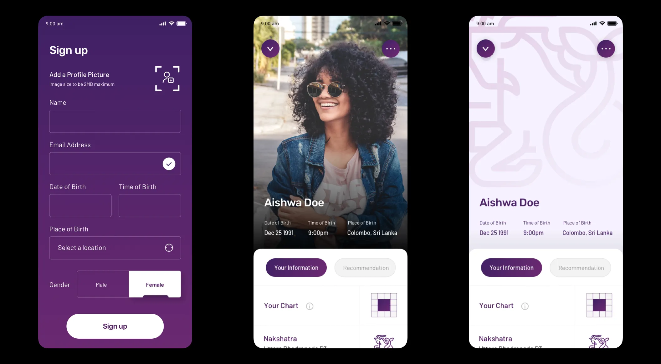 Love Digits redesigned screens